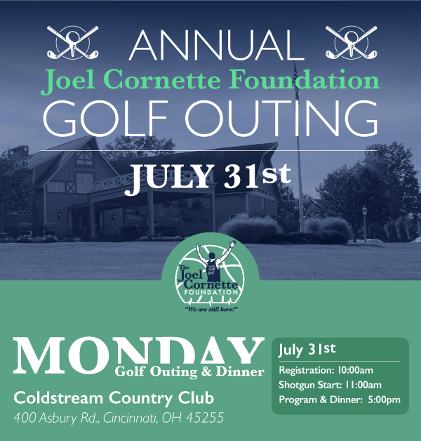 Annual Joel Cornette Foundation Golf Outing banner